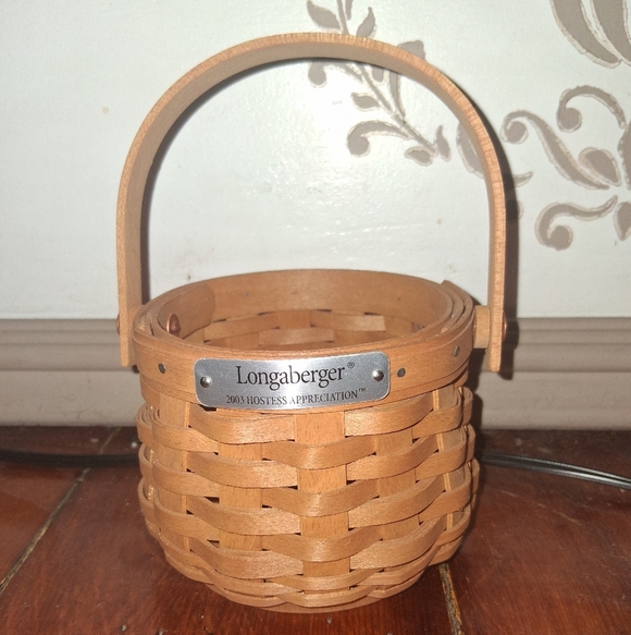 Longaberger Other - *bogo* Longaberger Brown Woven Basket with Handle